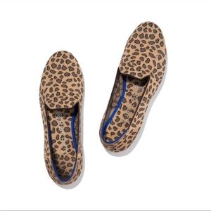 Rothy's Leopard Print Flats in Tan and Black